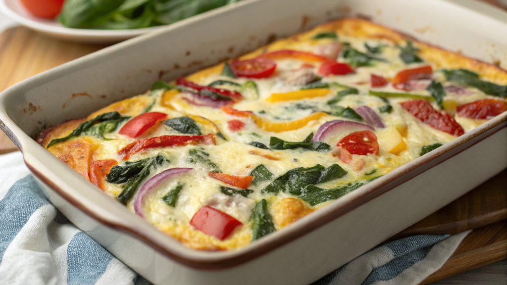 Healthy Veggie Breakfast Casserole