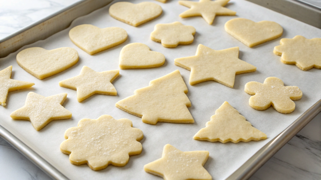Cut-out sugar cookies that hold perfect shapes
