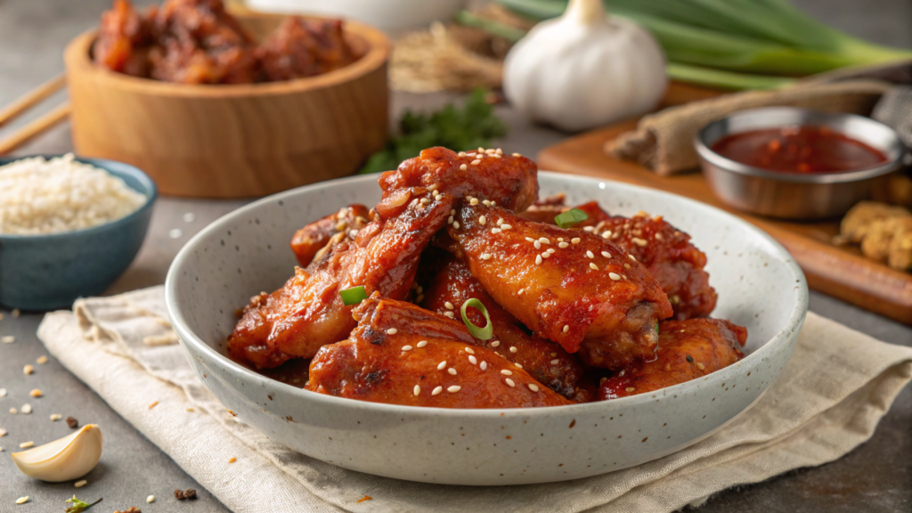 Korean gochujang chicken wings you’ll dream about