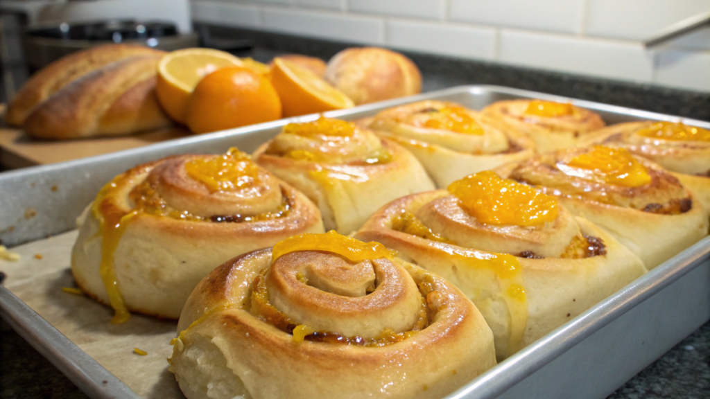 Secret ingredient orange zest rolls