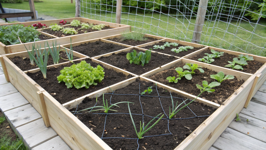 The Raised Bed Grid Plan That Prevents Crowding All Season