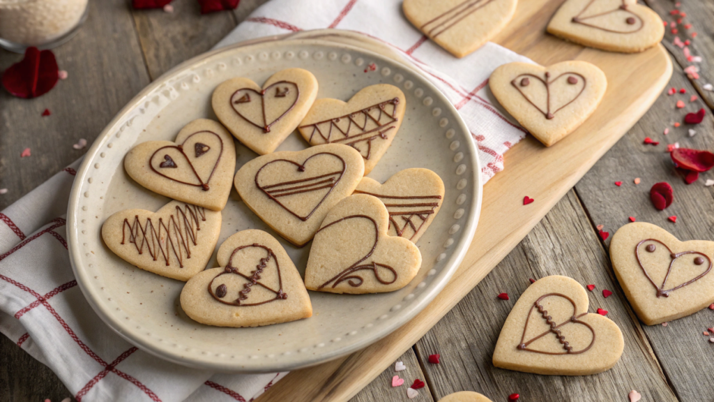 Hand-Stamped Cocoa Hearts