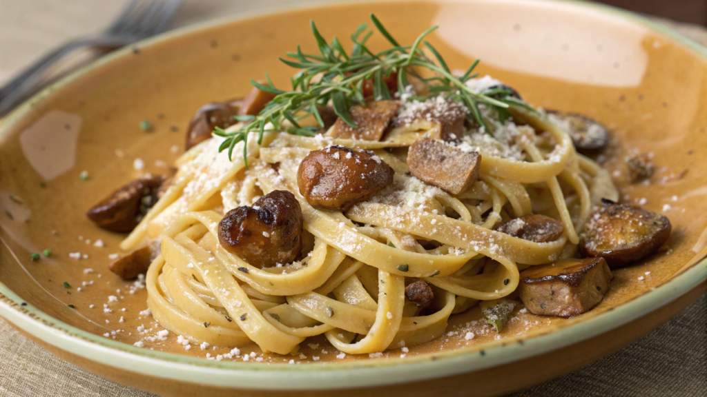 Roasted Chestnut & Truffle Pasta