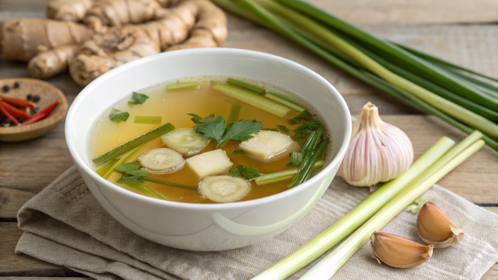 Thai-Inspired Healing Lemongrass Broth