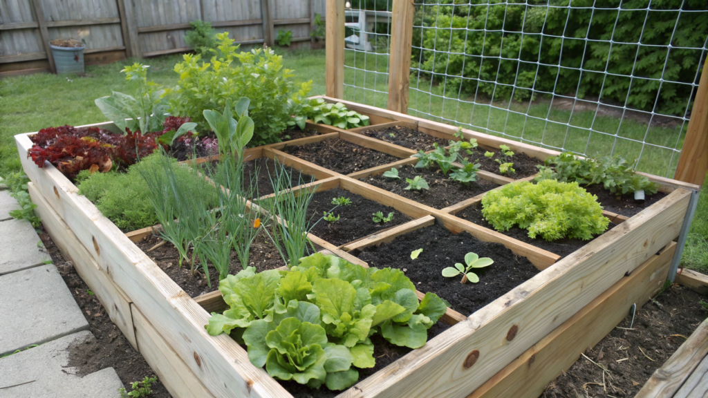 The Square Foot Raised Bed Layout for Maximum Variety