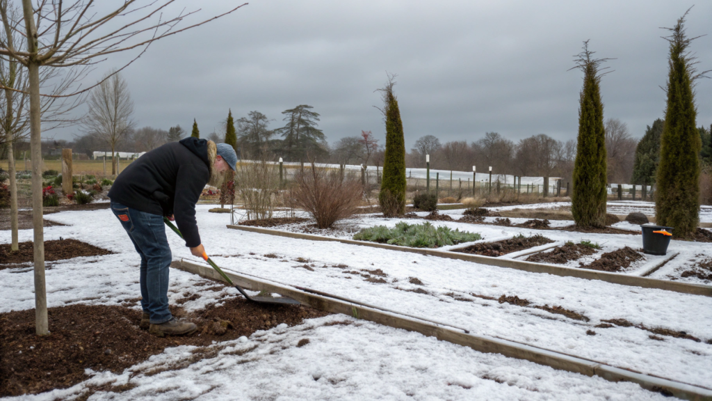 Underground watering tips for frozen soil
