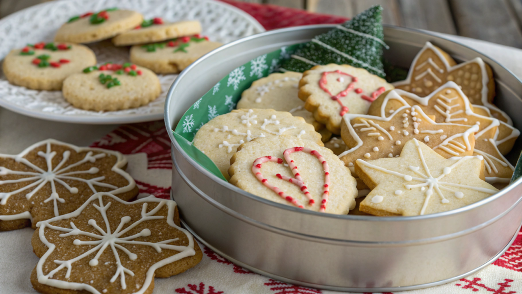 Christmas sugar cookies with old-fashioned flavor