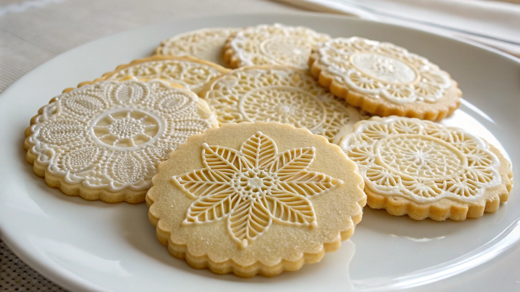 Lace-Inspired Butter Cookies