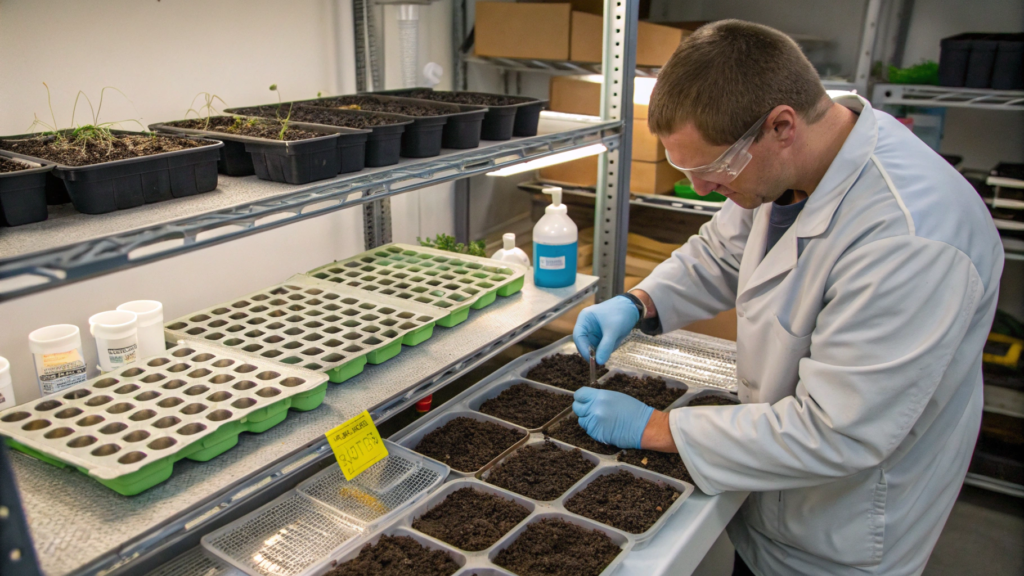 Seed treatments used by professional growers 