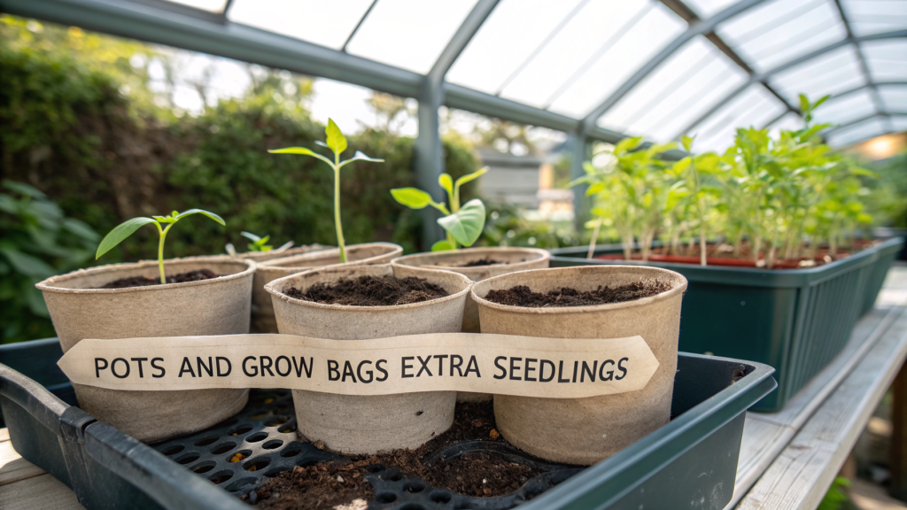 The Container Backup Plan for Overflow Seedlings