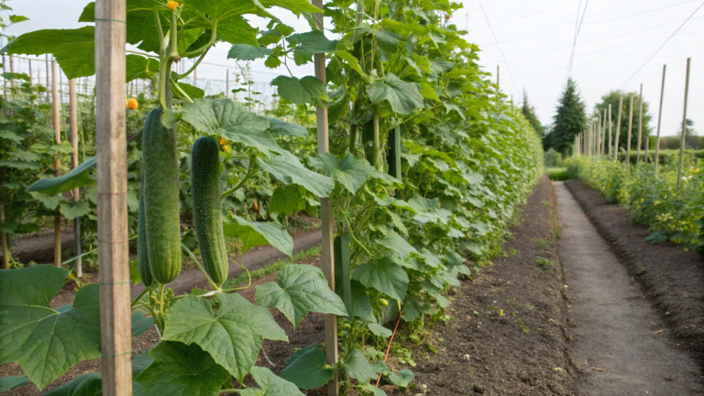 Cucumbers That Thrive With a Simple Stake
