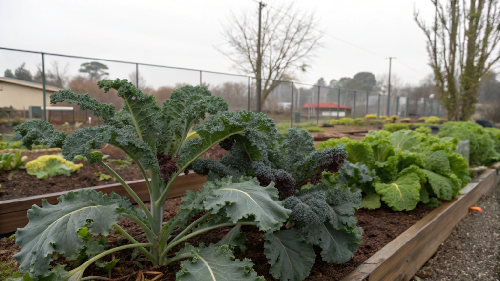 Kale That Improves After a Cool Night