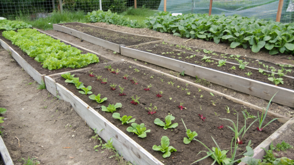 The High Yield Small Space Vegetable Layout With Succession Rows