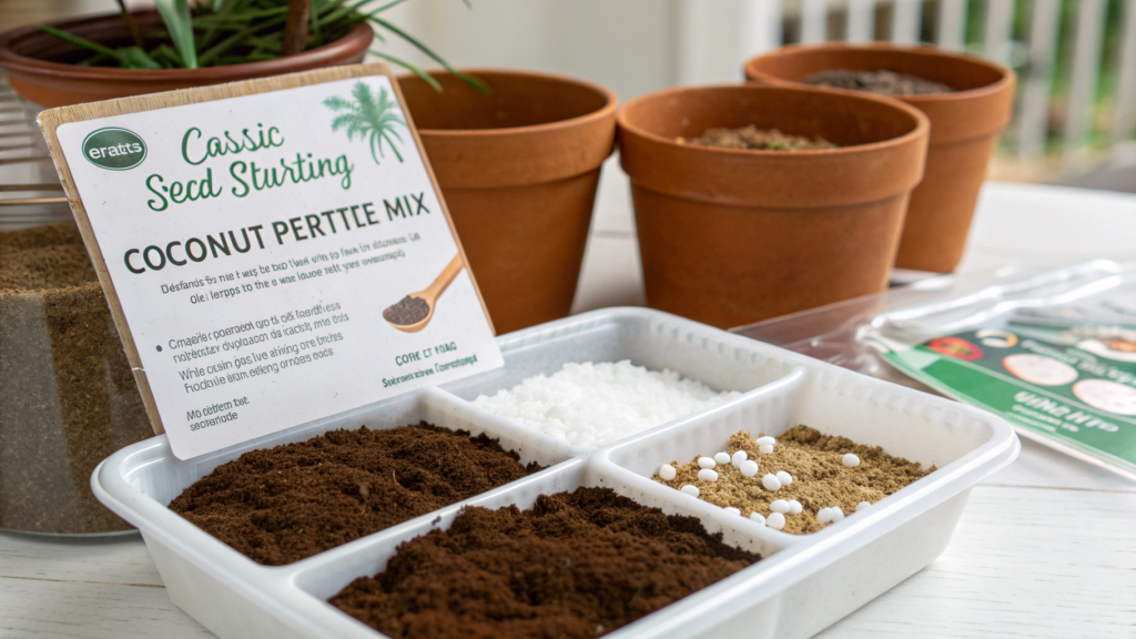 Classic Seed Starting Mix Recipe With Coconut Coir And Perlite