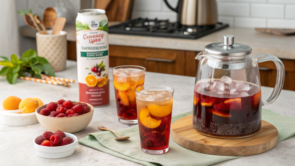 Refresher Concentrate Hack Using Tea and Pantry Fruit