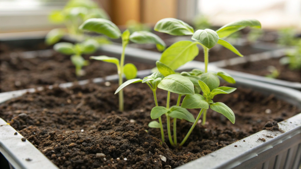 Fine Texture Seed Starting Soil For Tiny Seeds Like Basil