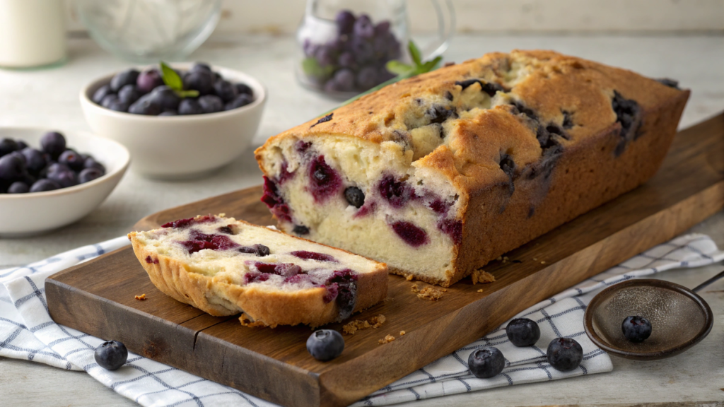 12 Tomatoes-Style Blueberry Cream Cheese Loaf With an Extra-Moist Crumb
