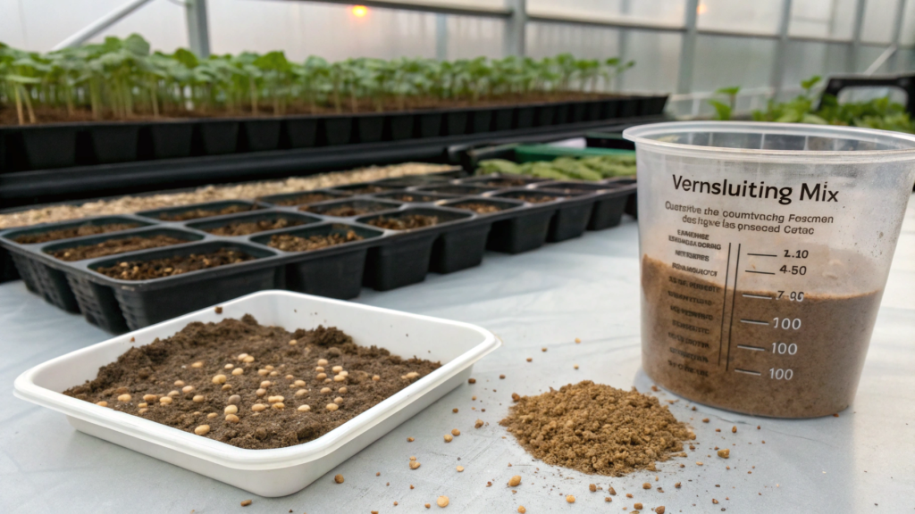 Seed Starting Mix Recipe With Vermiculite For Even Moisture