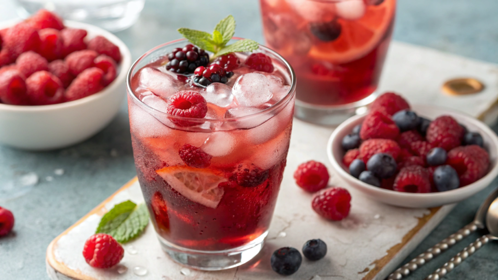 Very Berry Hibiscus Style Refresher With Raspberry Syrup Hack