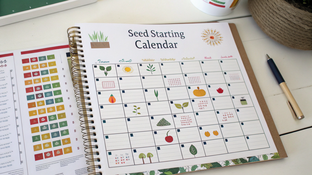 Seed Starting Calendar For Tomatoes Peppers And Eggplant Indoors