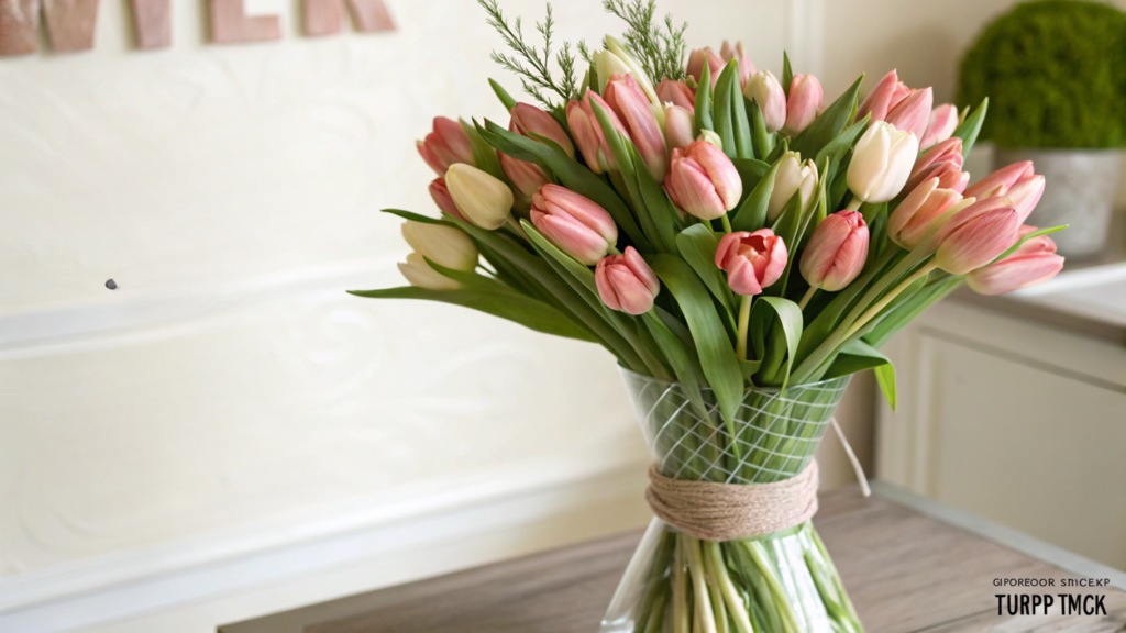 Simple tulip wrap trick for a fuller look