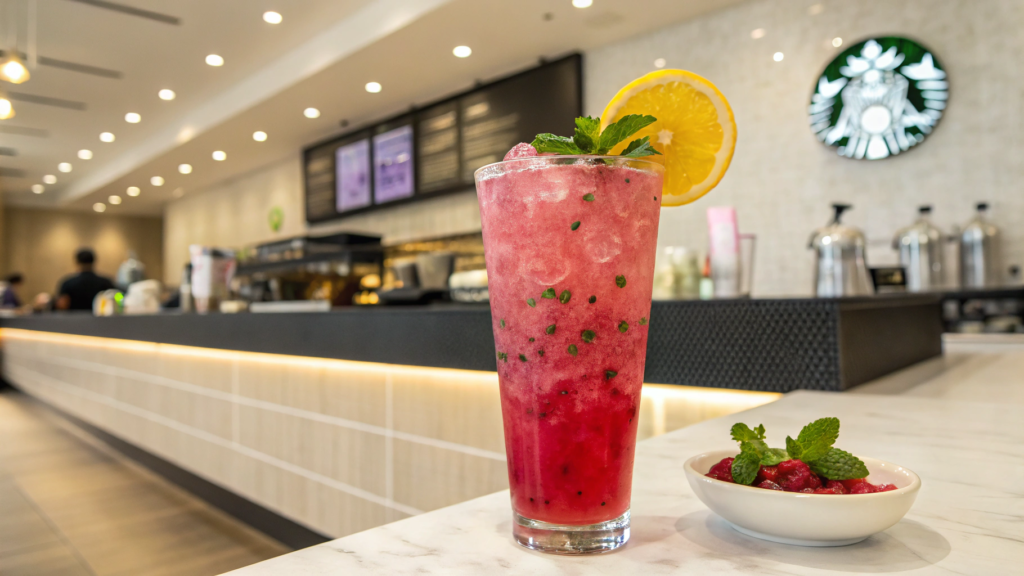 Dragonfruit Lemonade Refresher With Yuzu Style Twist