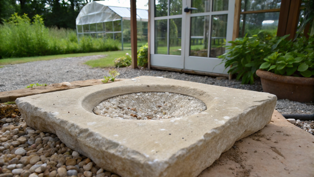 Geode Look Hypertufa Garden Art Slab