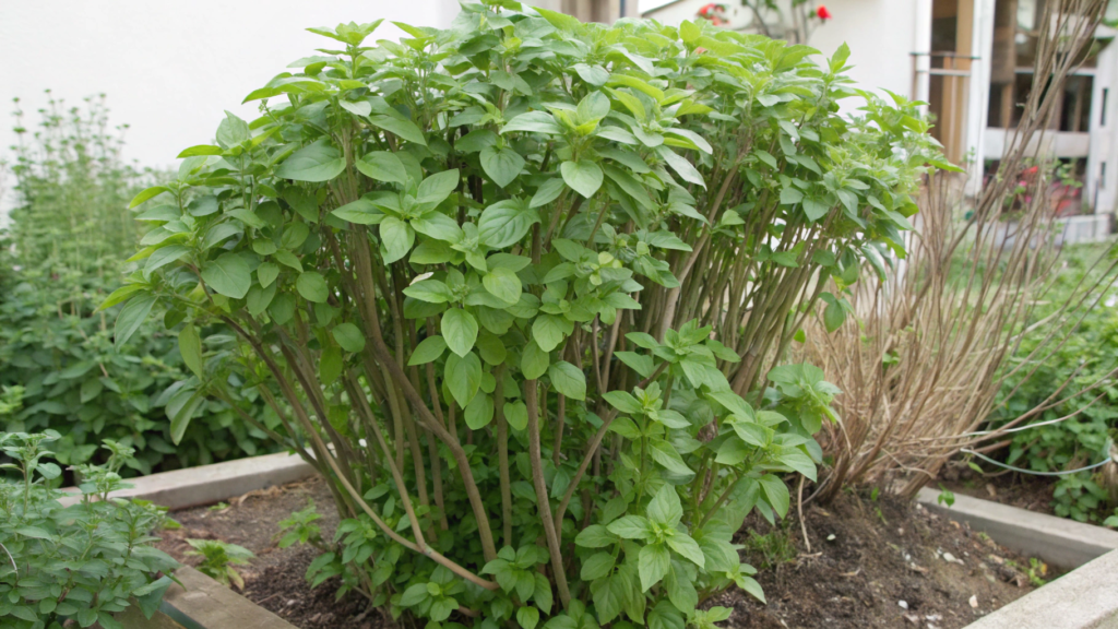 Cut and come again basil pruning plan for nonstop leaves