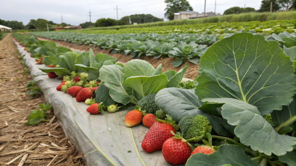 Mixing Strawberries With Cabbage Family Crops