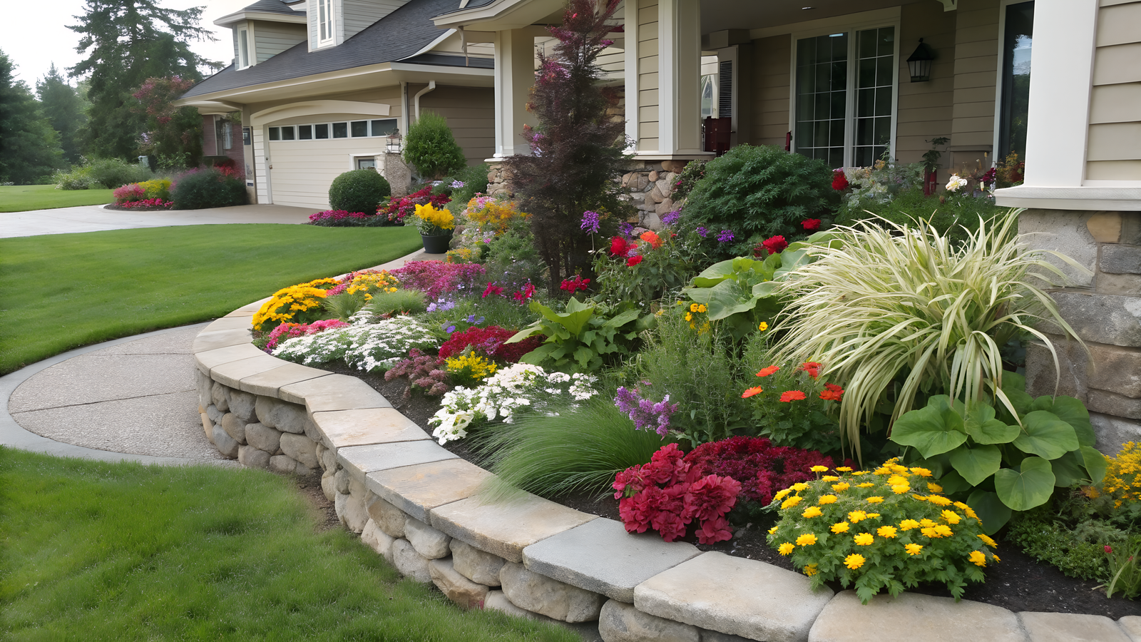 10 Front Yard Flower Bed Ideas That Instantly Boost Curb Appeal