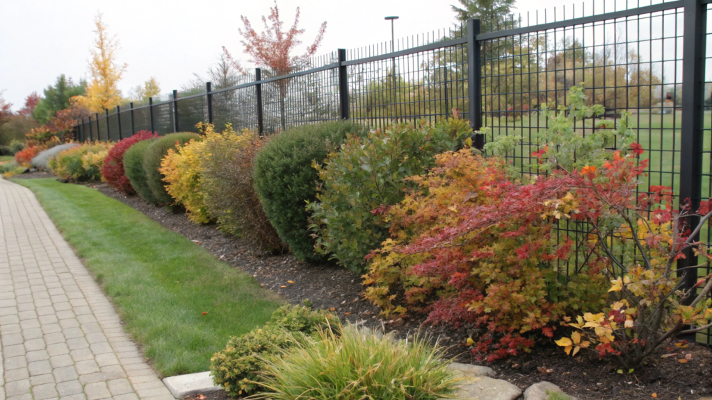 Low Maintenance Mixed Hedge With Seasonal Color