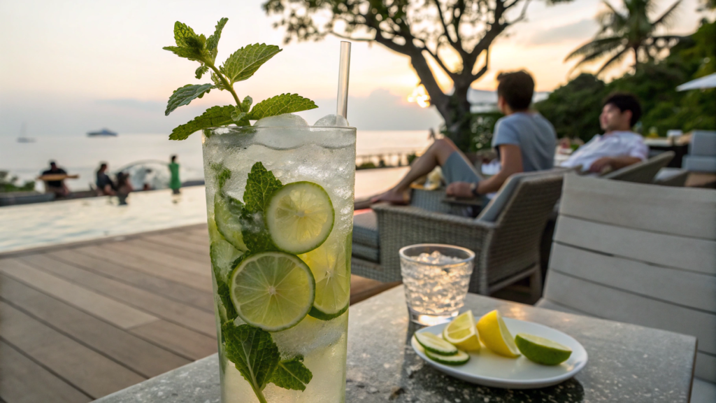 Signature Welcome Drink With Cucumber And Citrus