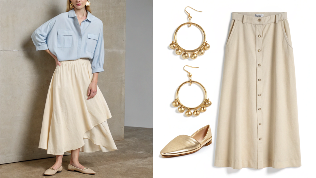 Classy Spring Dinner Outfit Formula With One Statement Piece