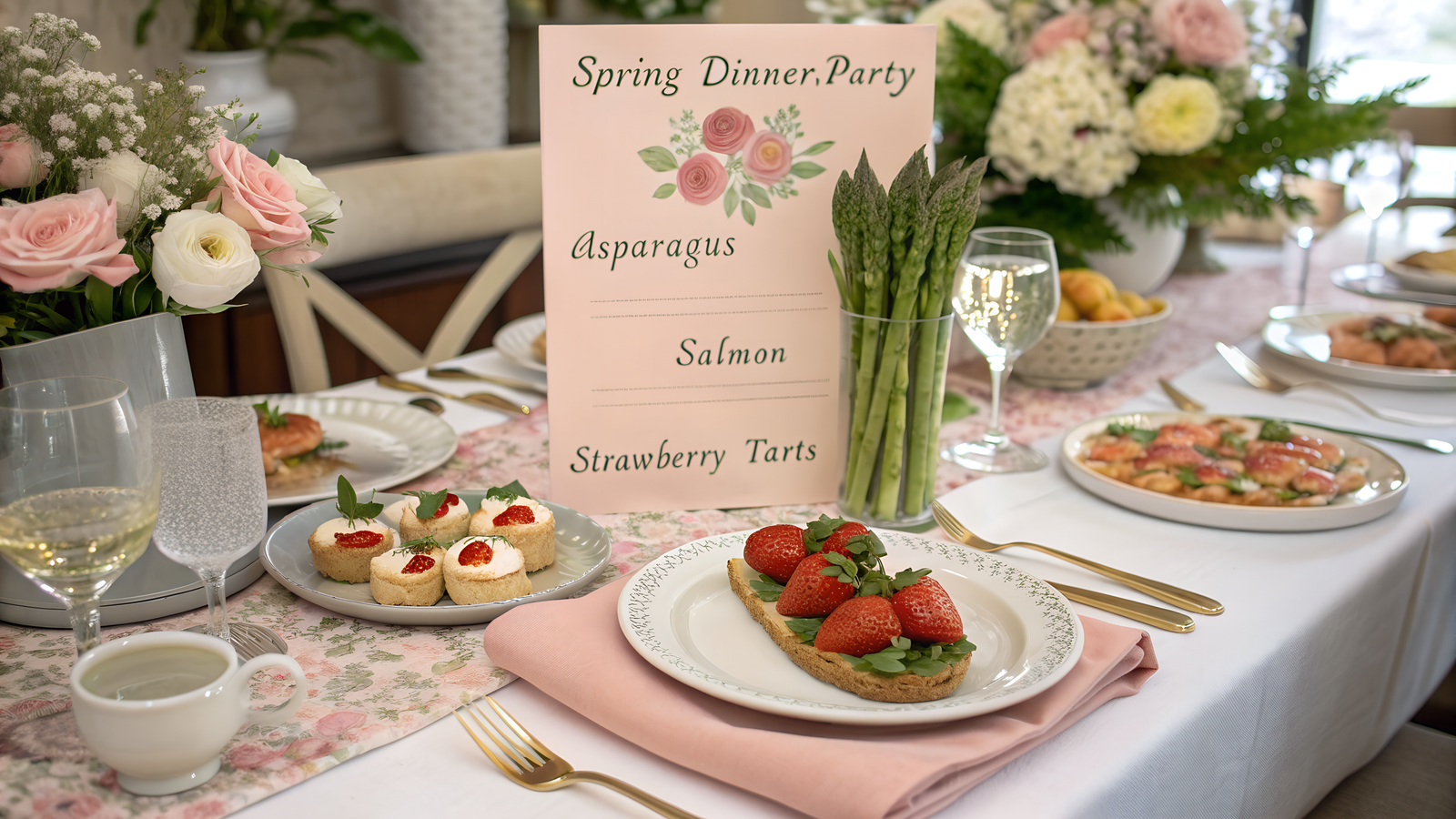 10 Spring Dinner Party Ideas With A Menu And Tablescape Everyone Copies