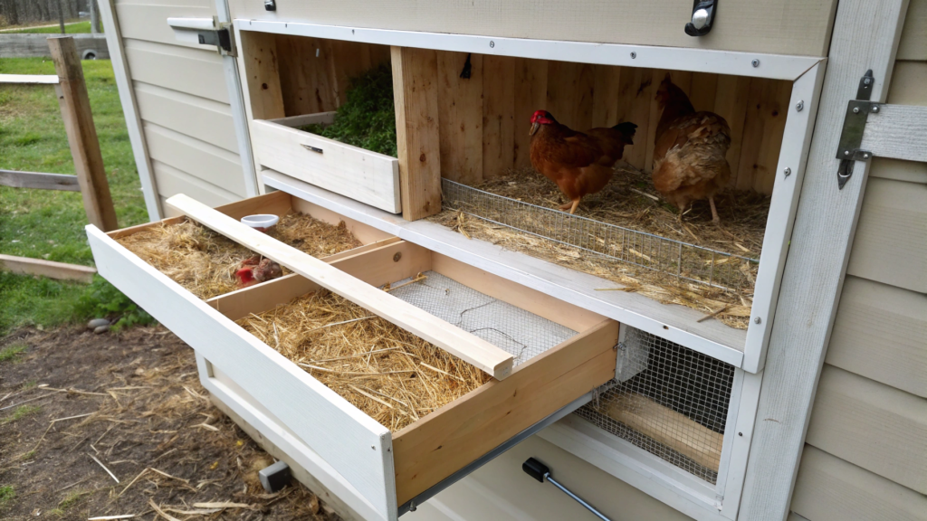 Slide Out Poop Shelf Using Drawer Slides