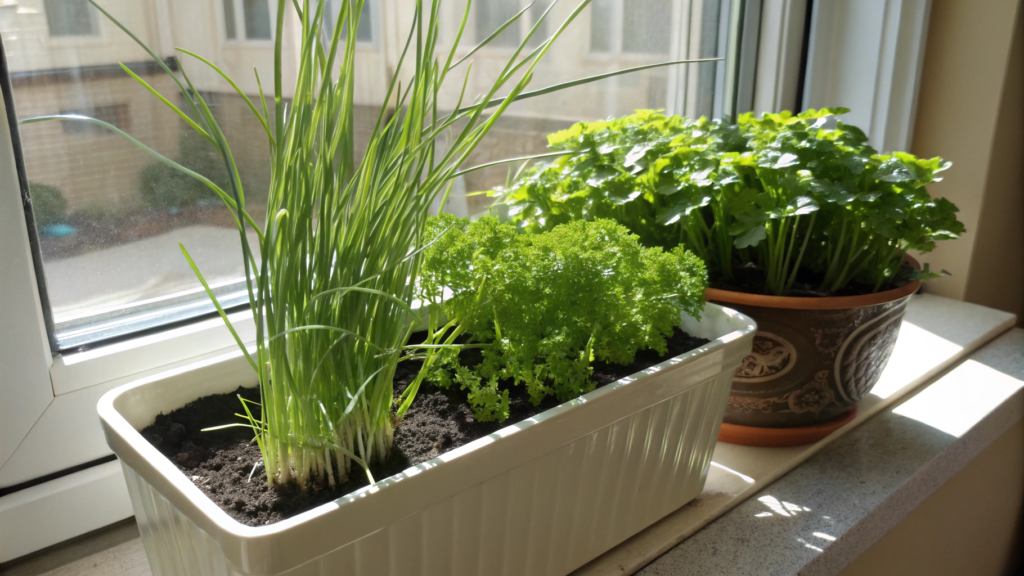 Indoor MVPs: Chives + Parsley
