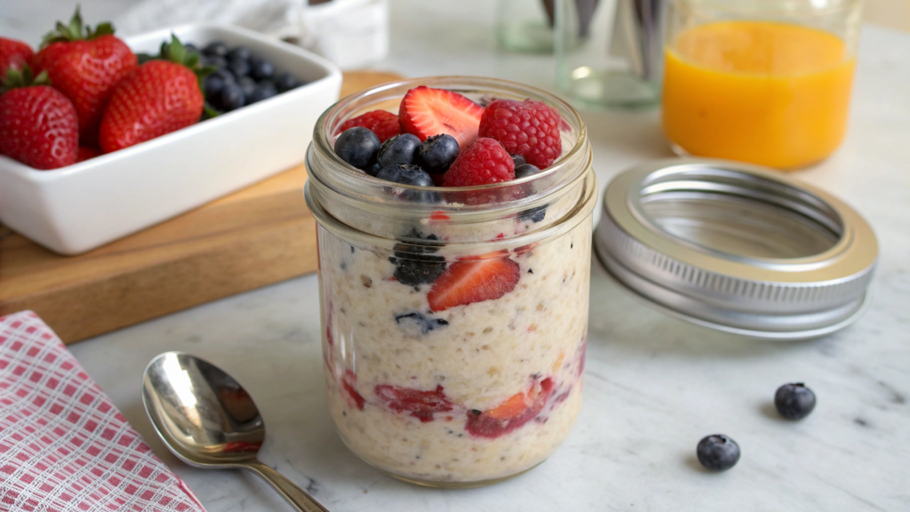 Overnight Oats with Berries