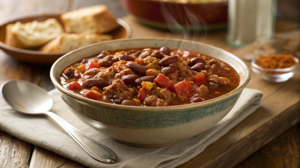 Slow Cooker Turkey Chili with Minimal Prep