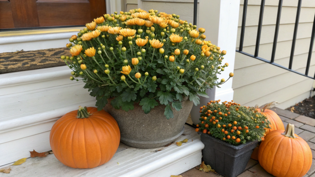 Beginner Friendly Mum and Pumpkin Pot