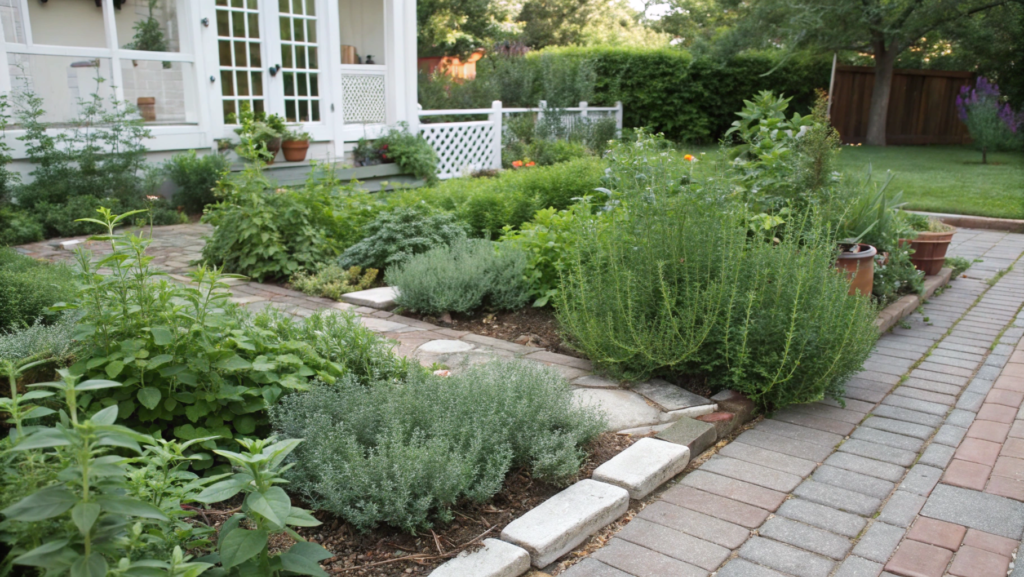 Classic Cottage Herb Garden Layouts