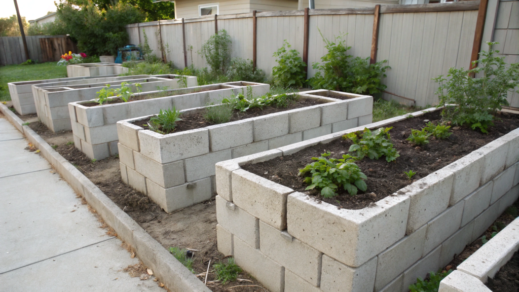 Concrete Block Garden Beds That Last for Years