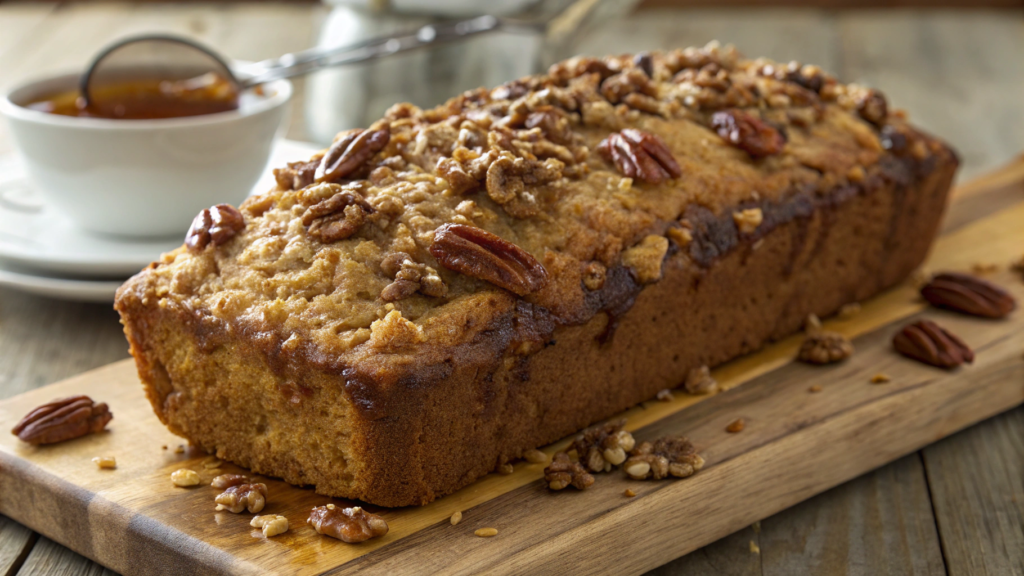 Maple Pecan Streusel Loaf