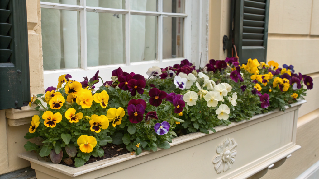 Pansy Window Box
