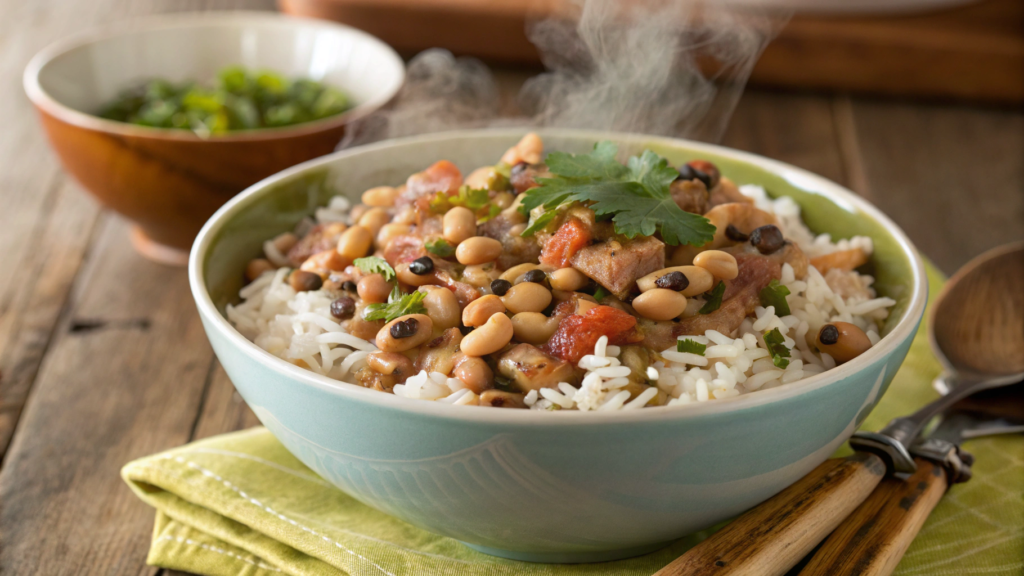 Black Eyed Peas and Rice (Hoppin’ John Classic)