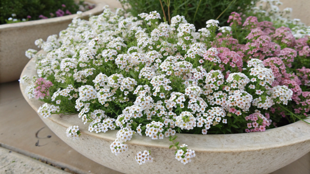 Sweet Alyssum Bowl
