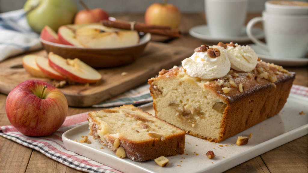 Caramel Apple Cream Cheese Bread
