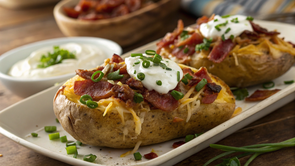 Loaded Potato and Bacon Bake