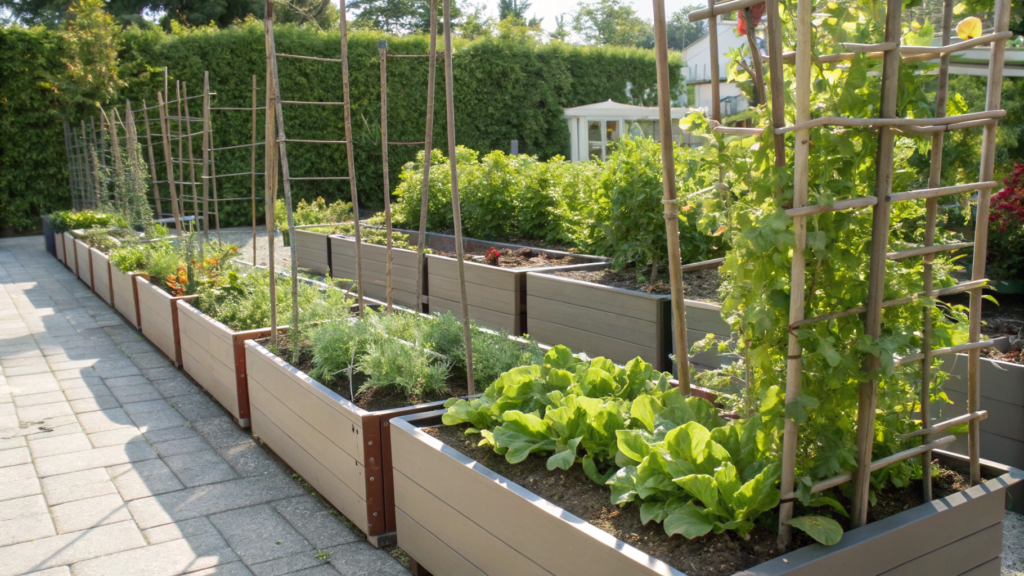 Raised Beds for Vertical Vegetable Gardens