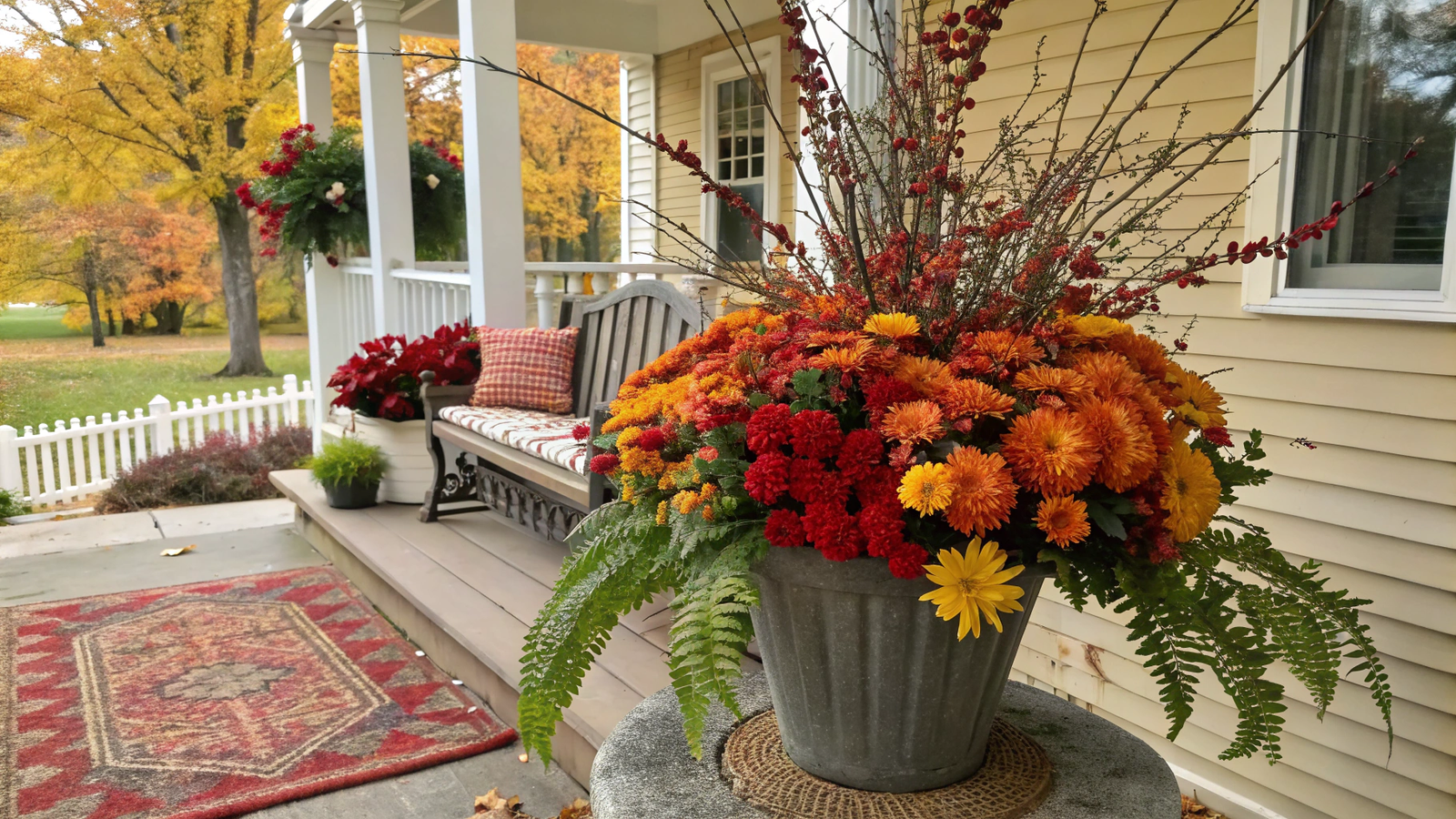 10 Fall Planter Ideas Front Porches Need Before Guests Arrive