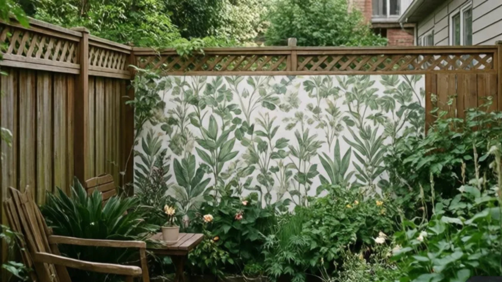 Garden Wallpaper Aesthetic Panel Using Exterior Rated Paste
